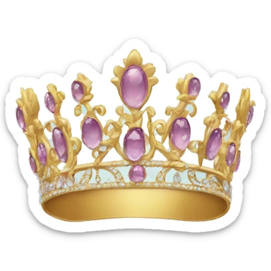 Royal tiara sticker