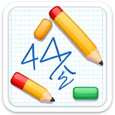 Mathematical addition sticker