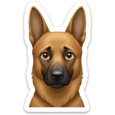 Belgian malinois 🫡 sticker