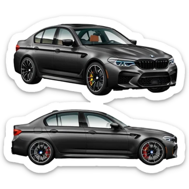 BMW M5 f90 competition sticker