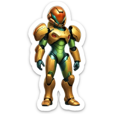 Samus full body sticker