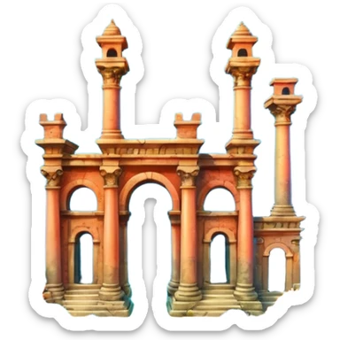 The Lost Island of Atlantis sticker