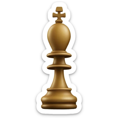 chess pawn holding a football sticker