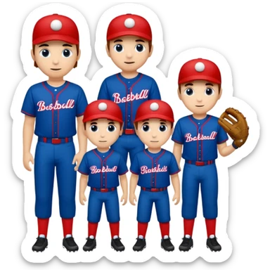 quiero dos equipos enemigos de baseball  sticker