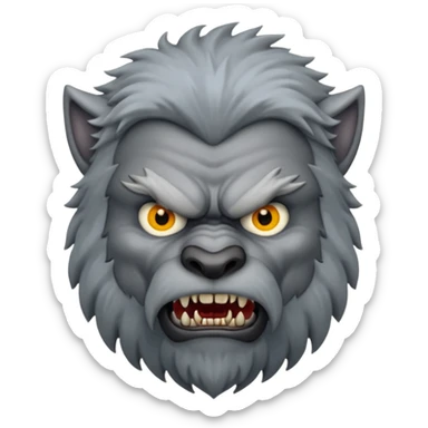 The Wolfman sticker