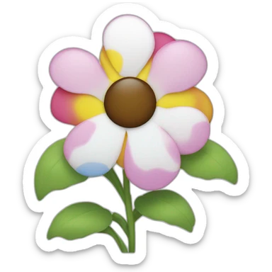 takashi murakami flower sticker