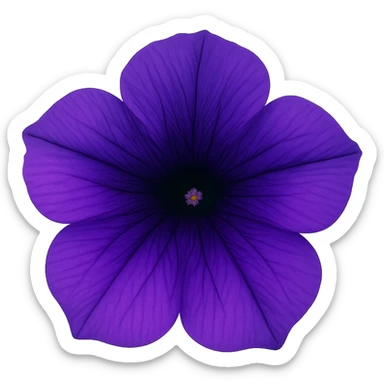 Purple-Violet-Indigo-Purple-Gradient Petuniaemoji    , remove background sticker