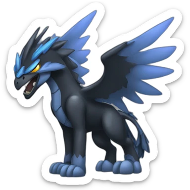 black-zekrom-mad sticker