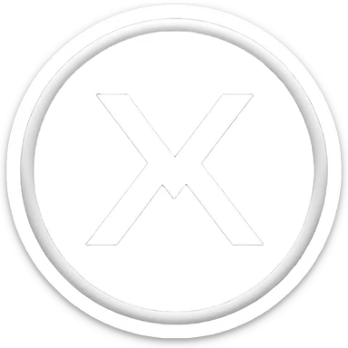 Black circle with “MB” written on in the middle of it. Nothing else sticker