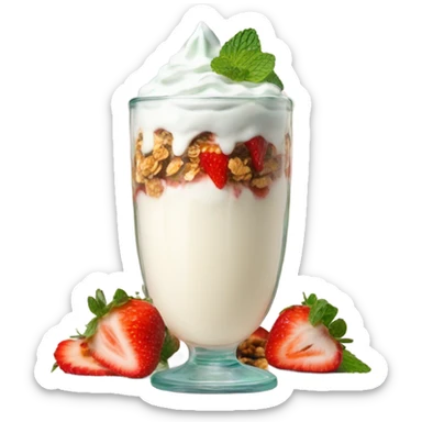 Strawberry parfait  sticker