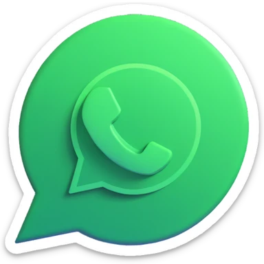 whatsapp logo sticker