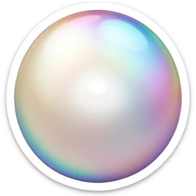 una perla sola sin cara  sticker