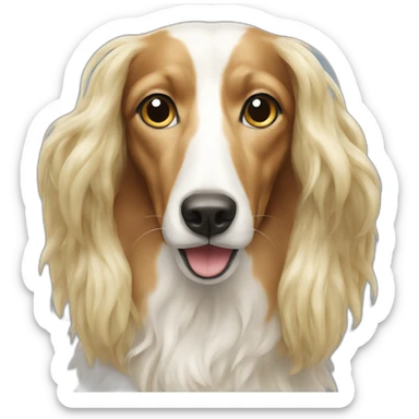 chi-borzoi-in-a-wig sticker