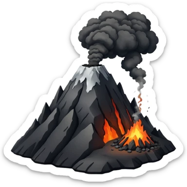Volcanic Isle sticker