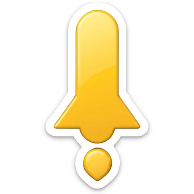 make the emoji of exclamation Mark  sticker