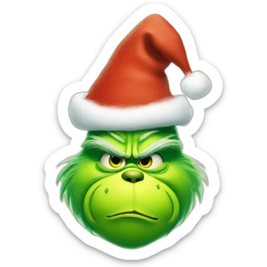 Grinch sticker