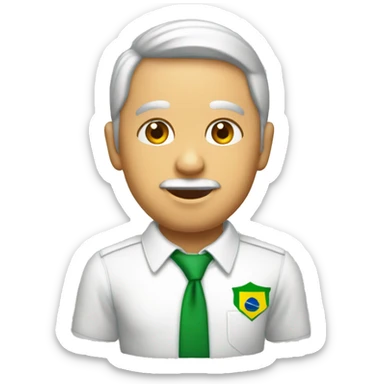 Menino com a camisa do estado do Parádo Brasil sticker