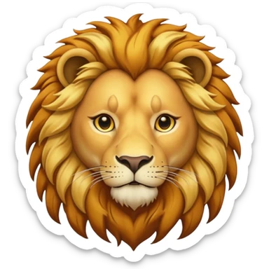 Lion eta  sticker