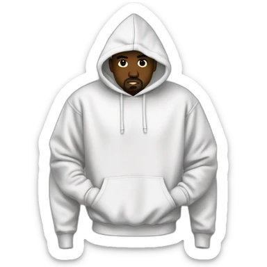 Kanye West torso takashi hoodie sticker
