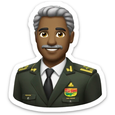 Ulisses correia e silva primeiro ministro de cabo verde numa bicicleta sticker