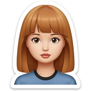 Debby Ryan (straight bangs) in Big City Greens sticker