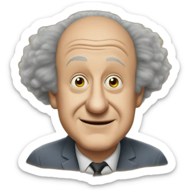 Larry fine of the three stooges sticker