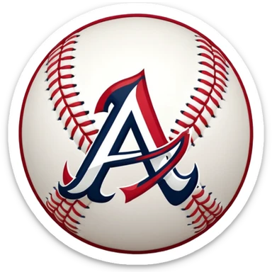 Atlanta braves logo sticker