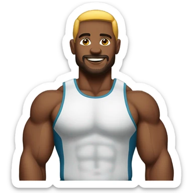 Bodybuilding Rucker sticker