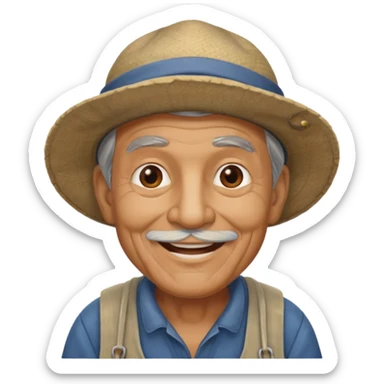 old nice fisherman sticker