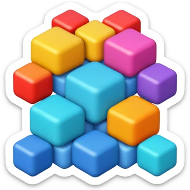 grid pattern, lubulbu theme sticker