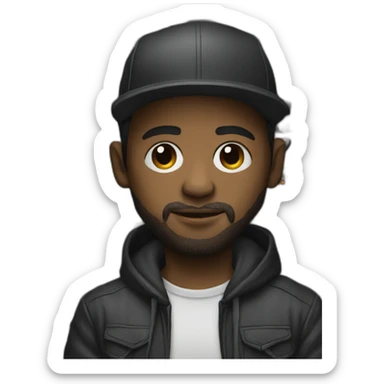 music producer with mpc sticker