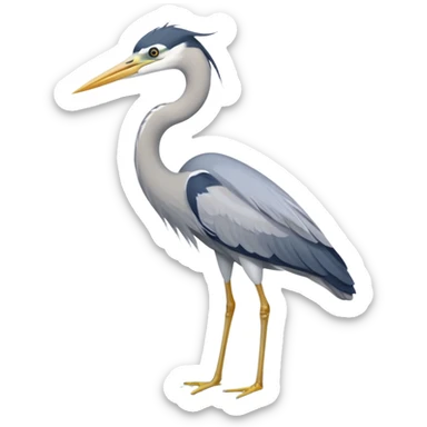  bird heron sticker