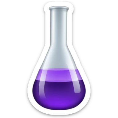 chemist's flask sticker