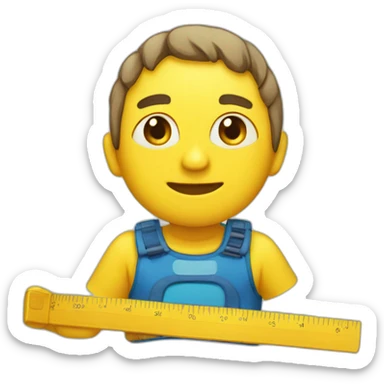 water-and-yellow-ruler sticker