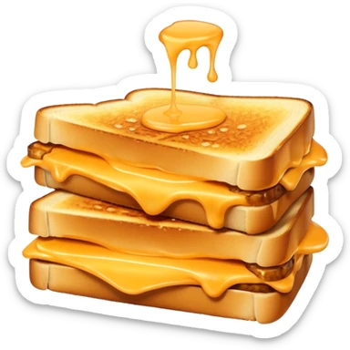 grilled cheese toaster iron sticker