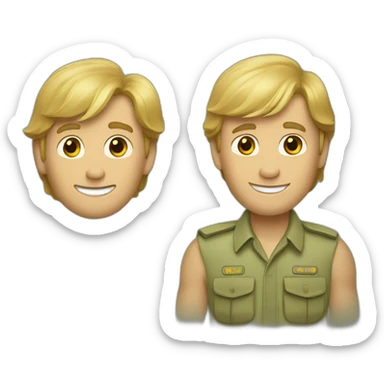 Steve Irwin  sticker