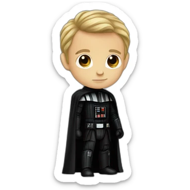 Darth smol sticker