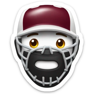 A softball mixed with Dr Pepper  sticker