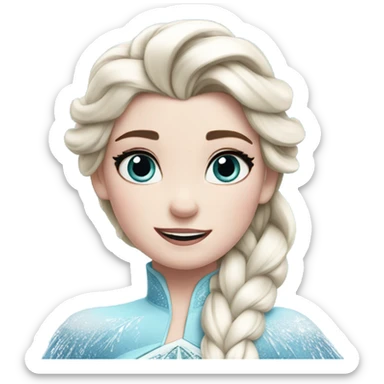 elsa from frozen sticker