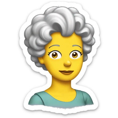 lisa simpsons sticker