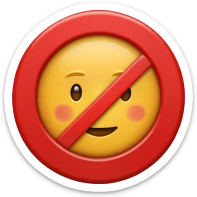 Vreau un emoji cu stop  sticker