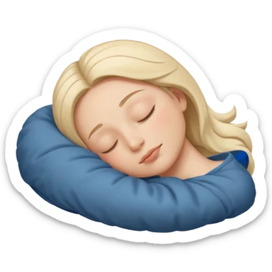 sleeping sticker