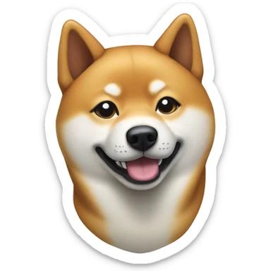 shiba inu dog sticker