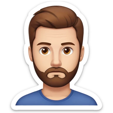 "- Nam
- 30 tuổi
- Da trắng
- Tóc nâu 
- Râu quai nón nâu
- Mặt nghiêm túc
" sticker