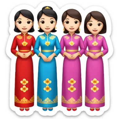 vietnamese aunties sticker
