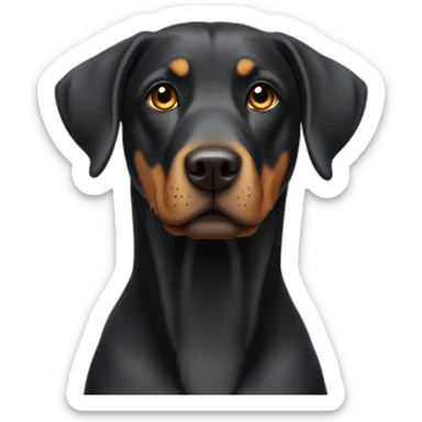 labrador crossed with beauceron sticker