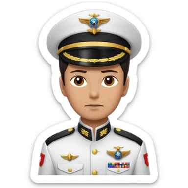 spaceship admiral sticker