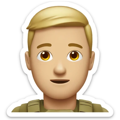 British wounded soldier sticker