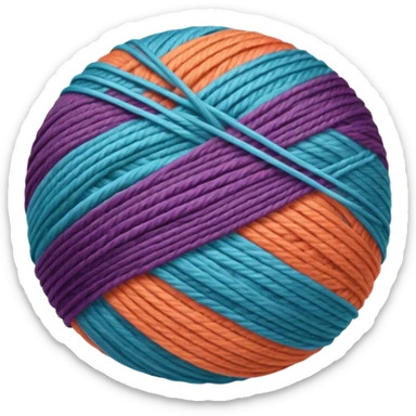 Knitting Yarn sticker