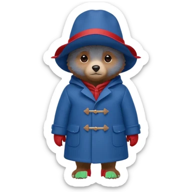 paddington bear sticker